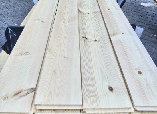 Deska podłogowa sosnowa klasa A/B 190x26,5  wilgotność około 10% / 3,54